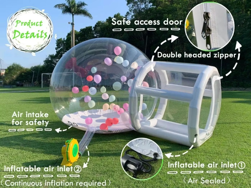 Outdoor Camping Rentals - Hochwertiges Aufblasbares Bubble-Zelt Transparente Kuppel für