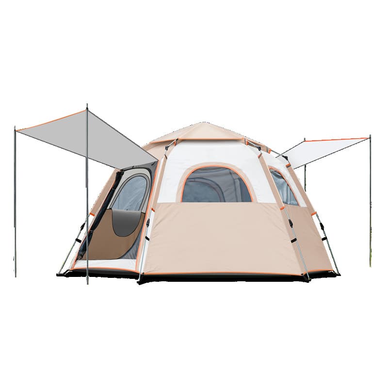 Camping Zelt Outdoor - Tragbares 5-8-Personen-Campingzelt, kleines wasserdichtes Zelt mit