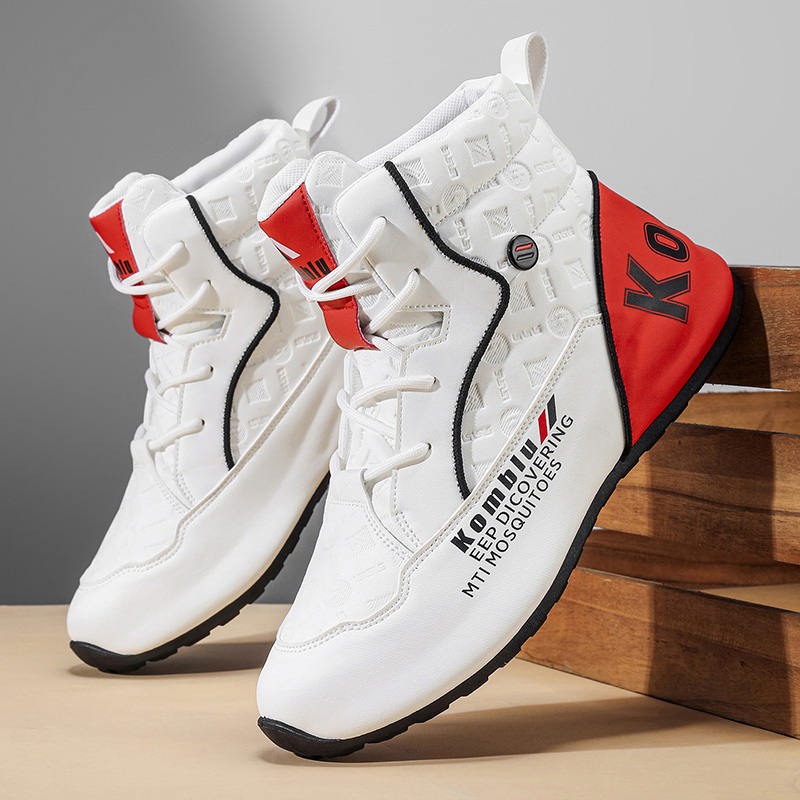 Outdoor Activities In Camping - Herren-High-Top-Stiefel, Komfortables Futter, Verschleißfeste Außensohle, Geeignet