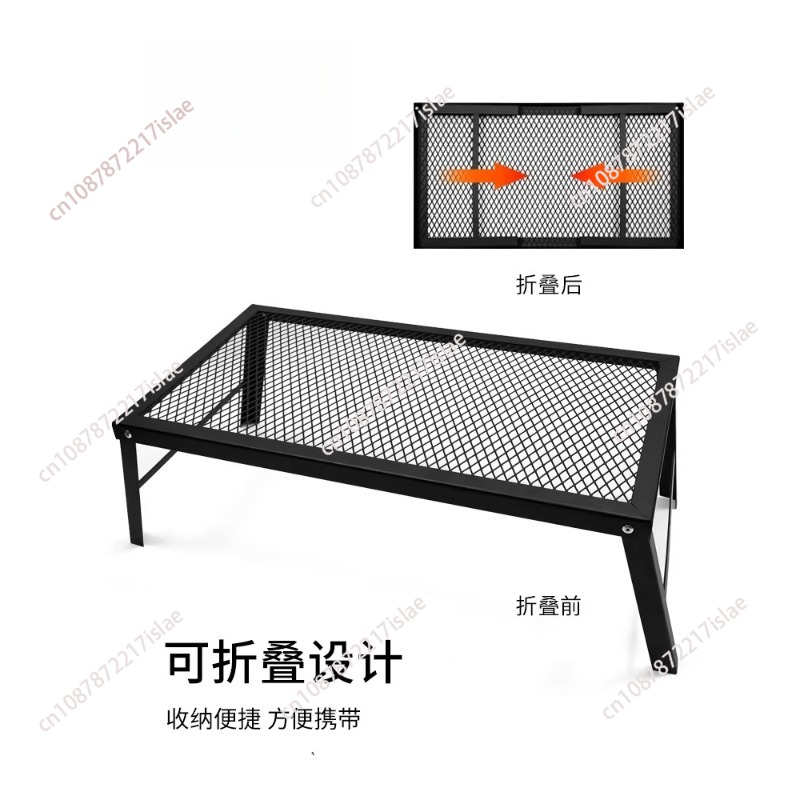 Outdoor Activities In Camping - Tragbarer Ultraleichter Metall-Klapptisch für Outdoor-Aktivitäten auf