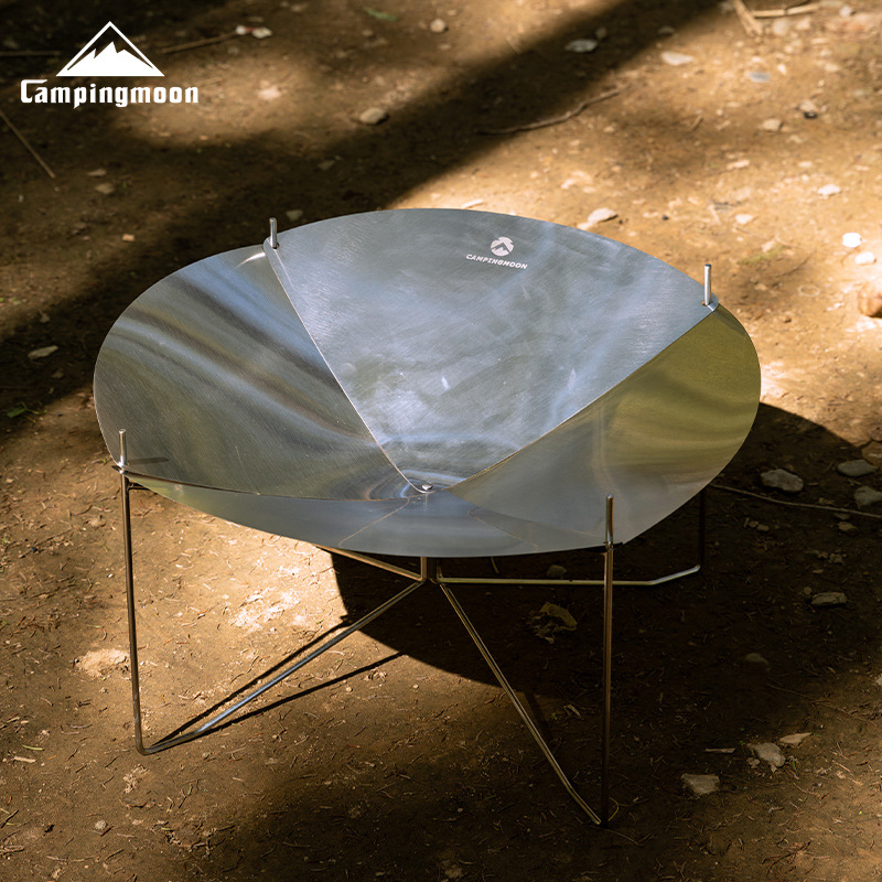 Outdoor Camping Fire Pit - Outdoor A3-Q Edelstahl Hochtemperaturbeständige Faltbare Feuerstelle