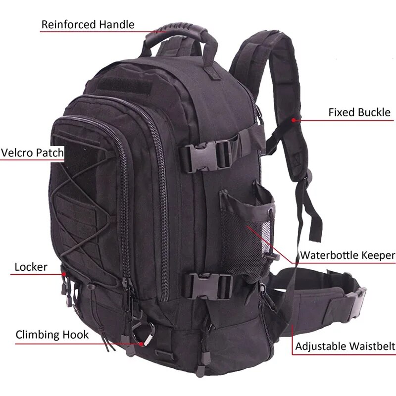 65l militärische taktische Ruc – Lightweight Backpack 65L Bewertung und Preis