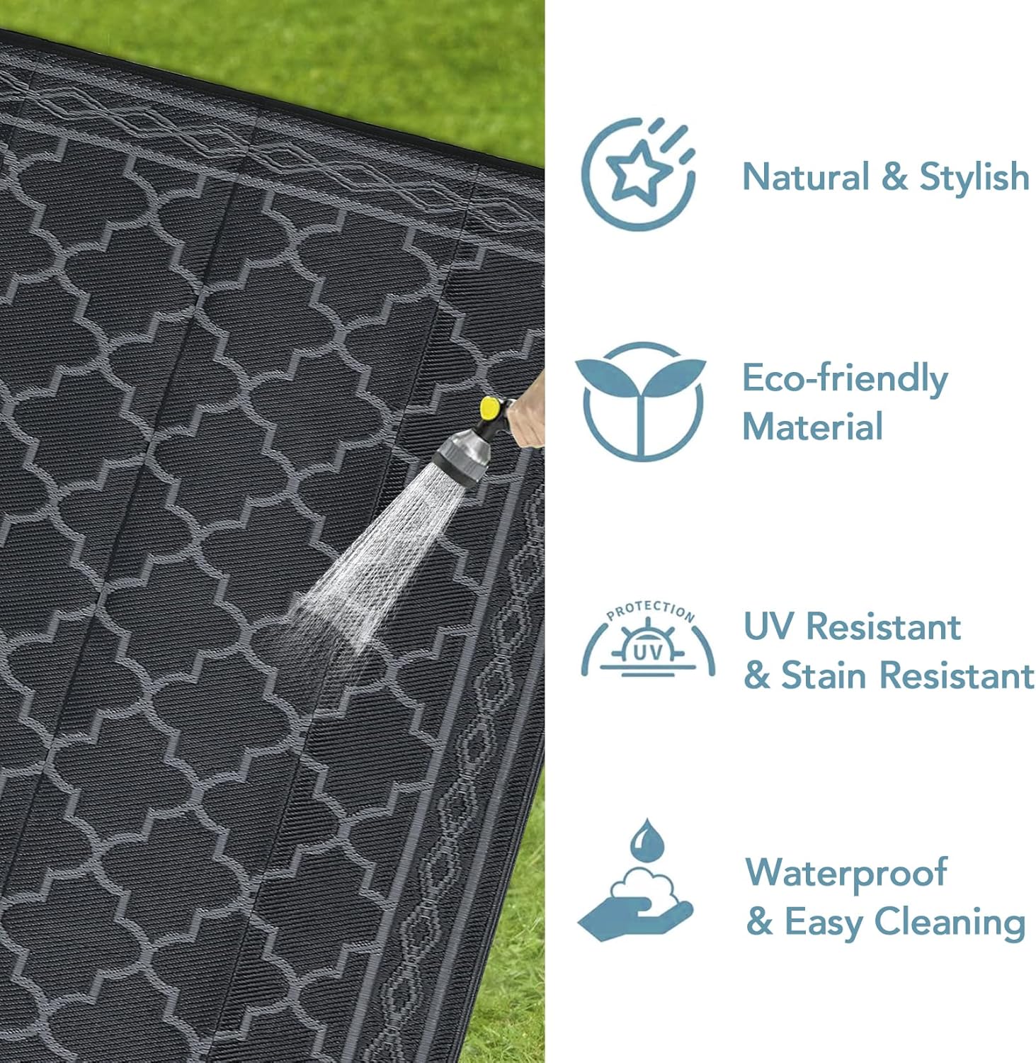 8x10 Outdoor-Kunststoffteppich – Outdoor Camping Rugs 8X10 Bewertung und Preis