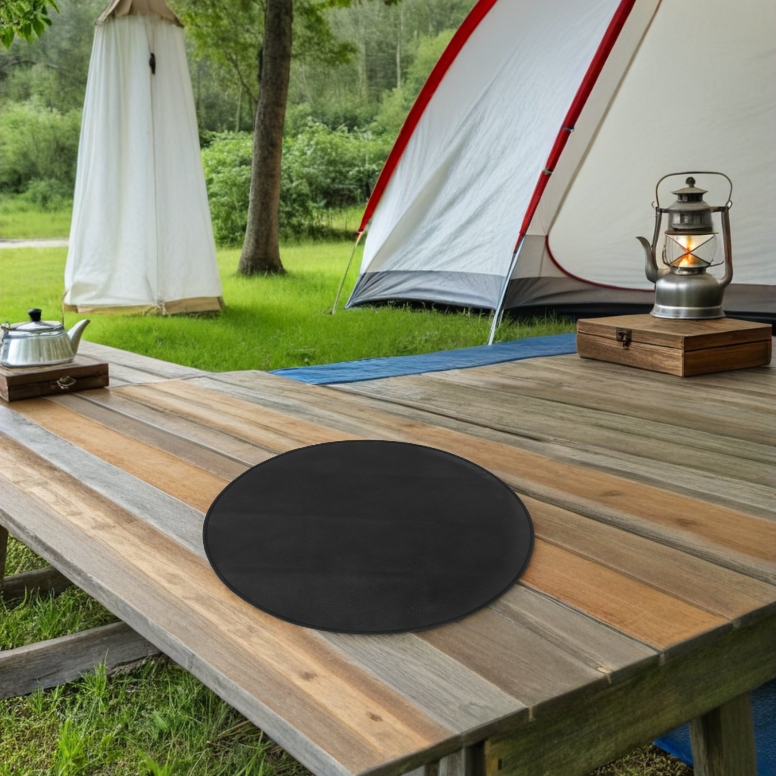 Runde feuerfeste Grillmatte 24 – Outdoor Camping Fire Pit Bewertung und Preis
