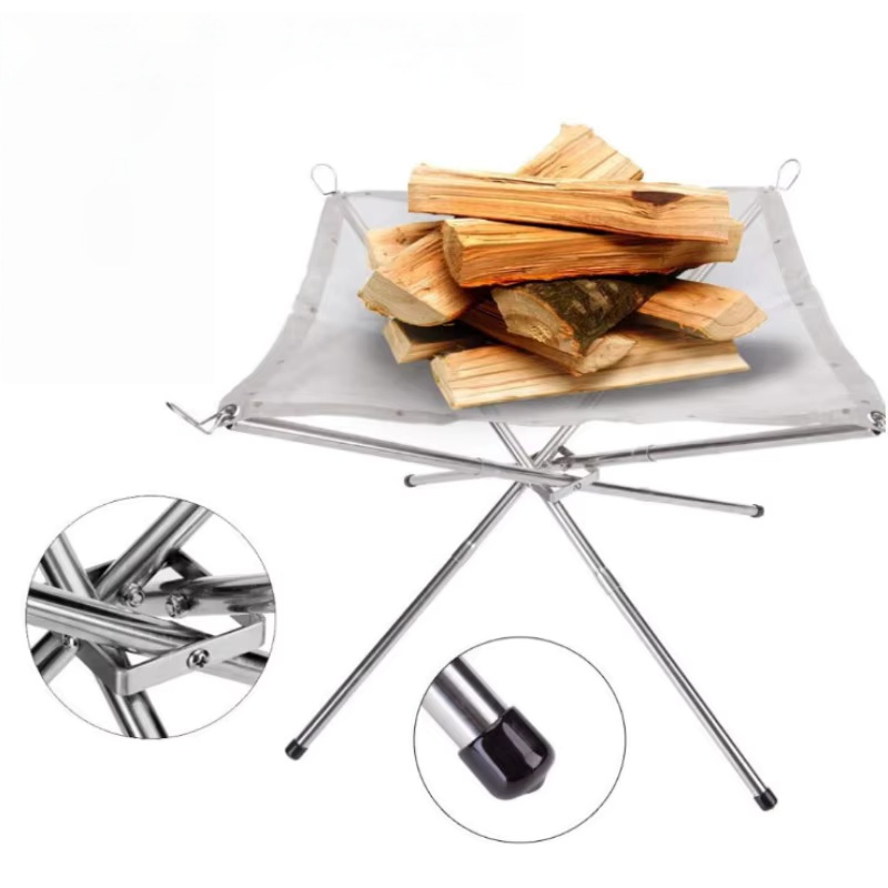 Tragbarer Outdoor-Grillrost fü – Outdoor Camping Fire Pit Bewertung und Preis