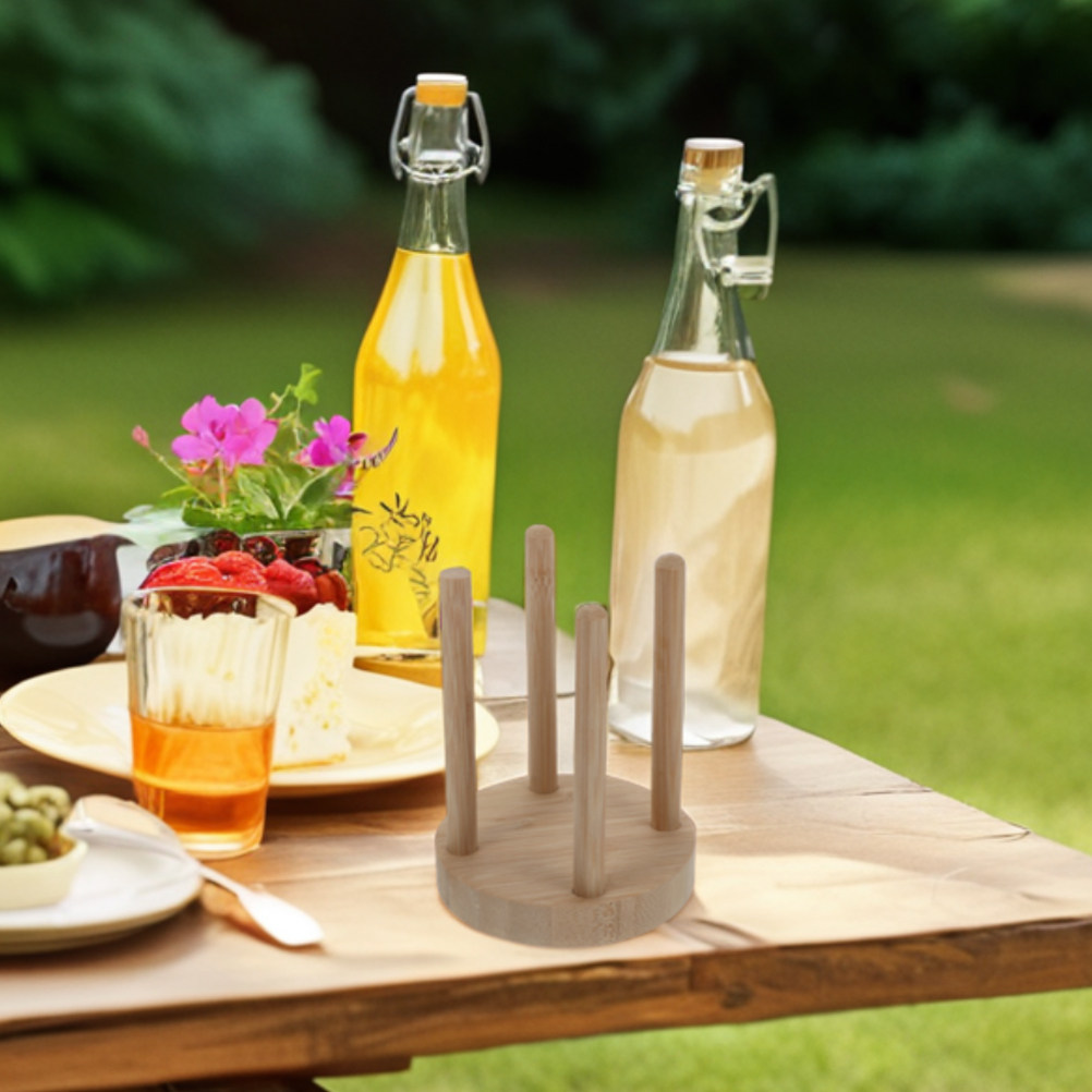 Kompakter Holz-Becherhalter fü – Outdoor Activities In Camping Bewertung und Preis