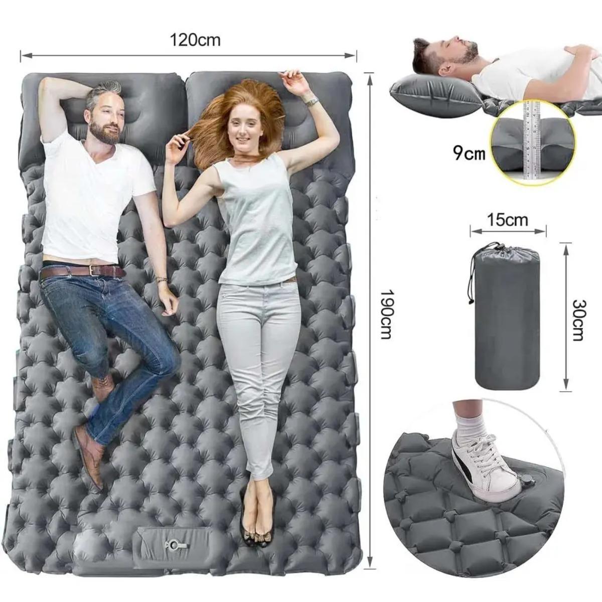Einzel- und Doppel-Luftmatratz – Outdoor Camping Carpet Bewertung und Preis