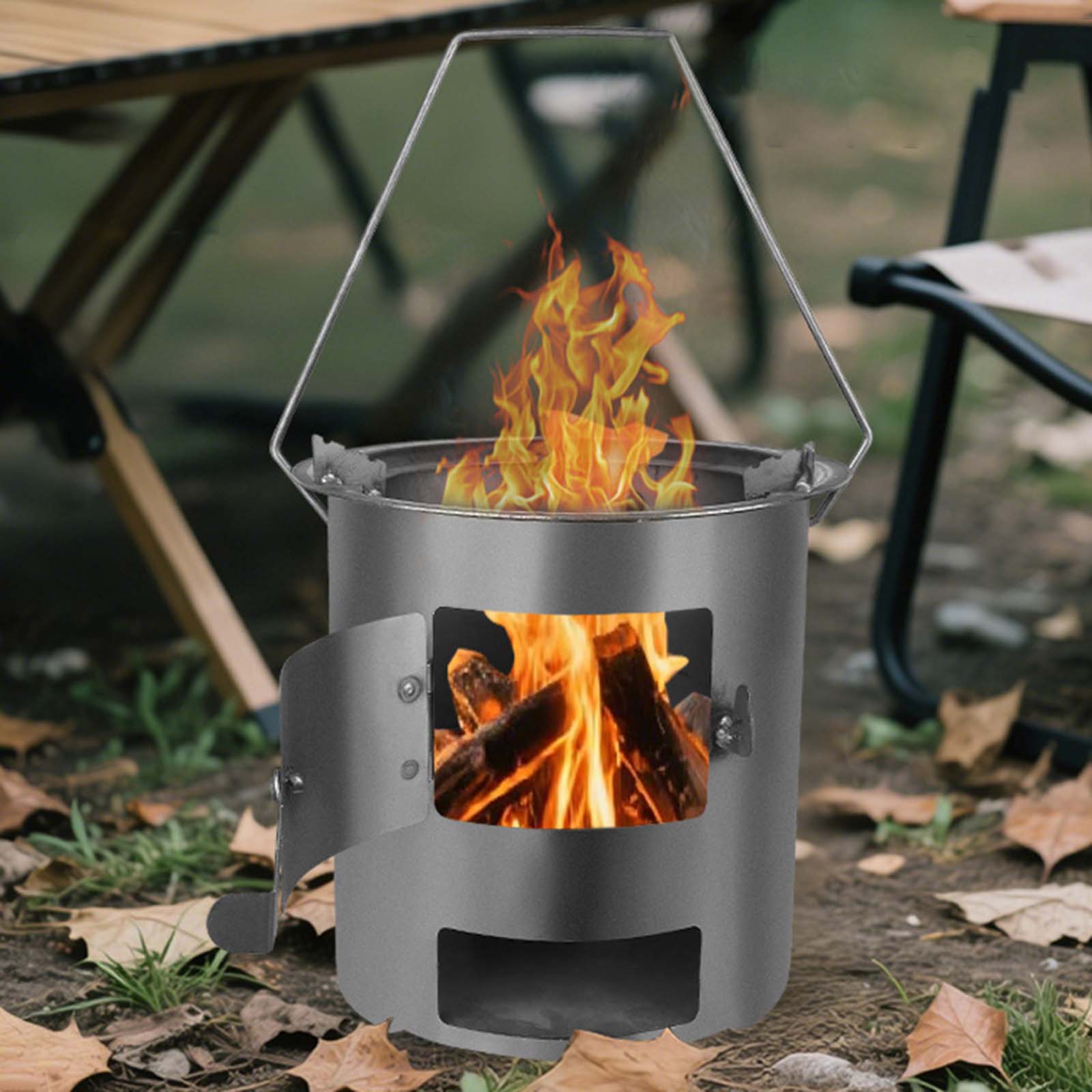 20 cm tragbarer Holzofen, Outd – Outdoor Camping Fire Pit Bewertung und Preis