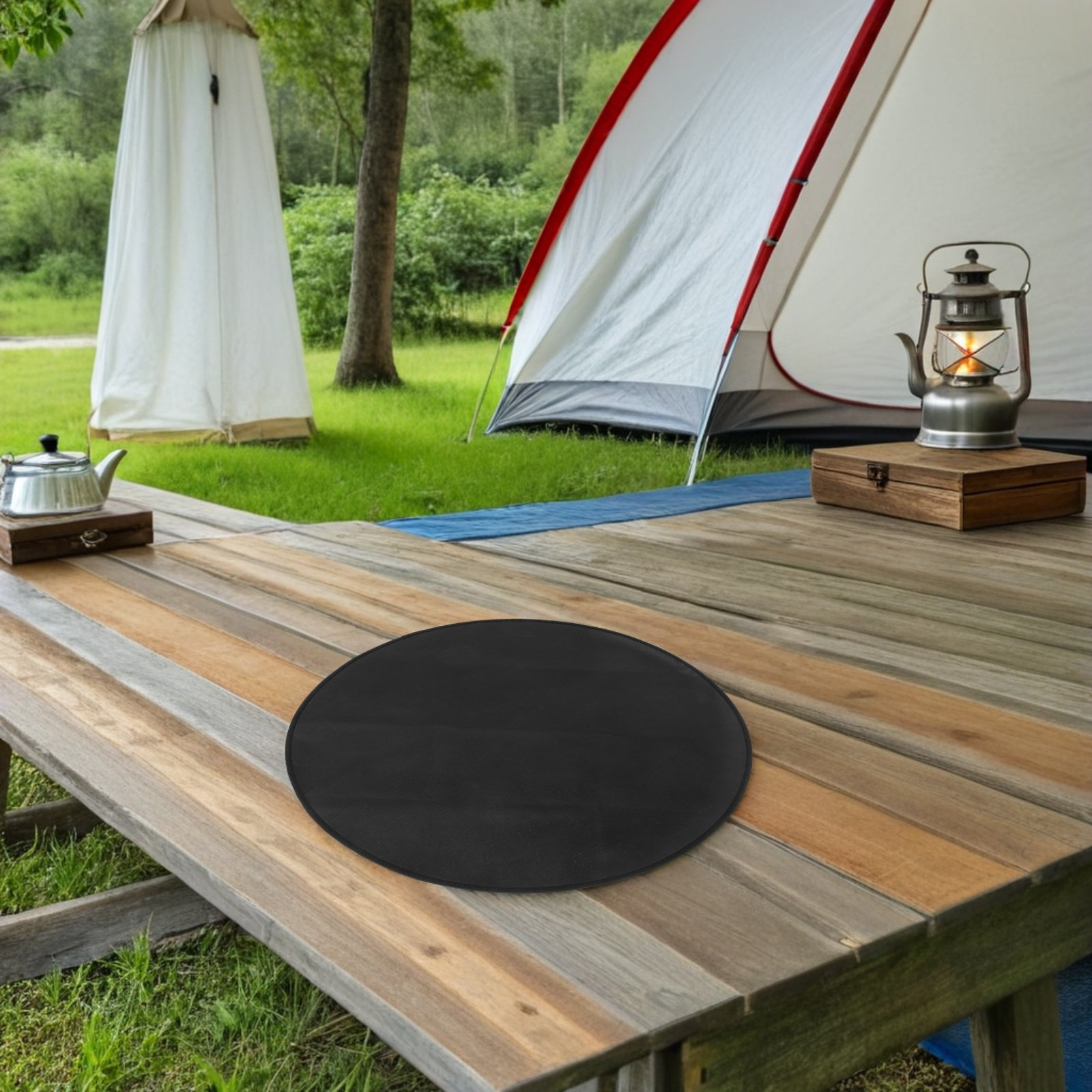 Runde feuerfeste Grillmatte, h – Outdoor Camping Fire Pit Bewertung und Preis