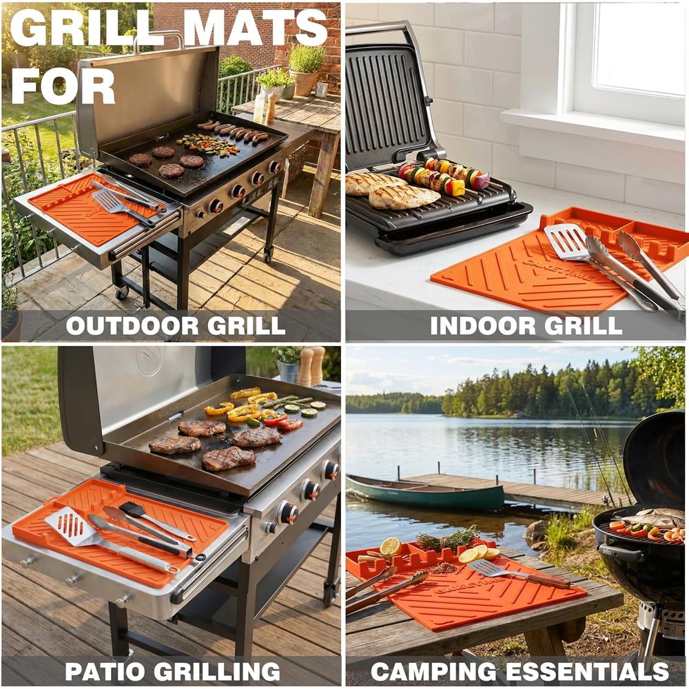 Silikon-Grillmatten oder Grill – Outdoor Camping Kitchen Bewertung und Preis